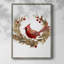 «Christmas Holiday Art CMLX III», reproduction d'art encadrée - bois massif XMA171743-855028033