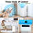 12,000 Btu (8000 Btu Sacc) Smart Portable Air Conditioner - Ultra-Quiet (46Db), Voice/App/Remote Control, 24H Timer, Fan & Dehumidifier, Easy Install For Bedroom/Living Room-126133274