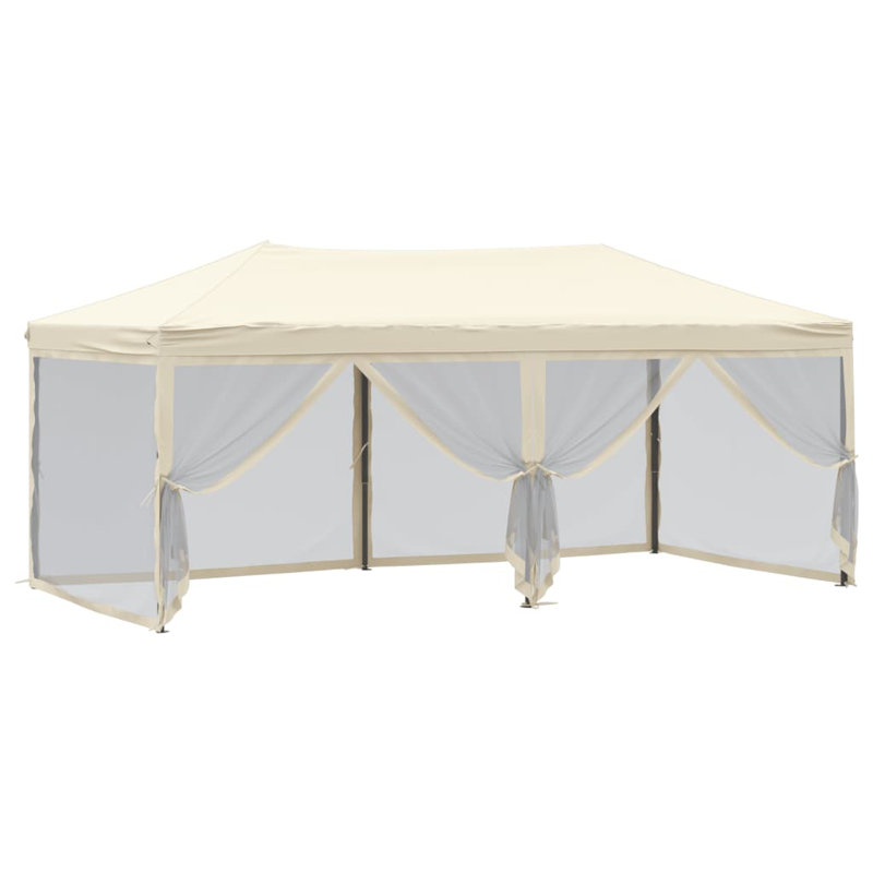 Alizai 6 x 3m Steel Party Tent, Cream, White