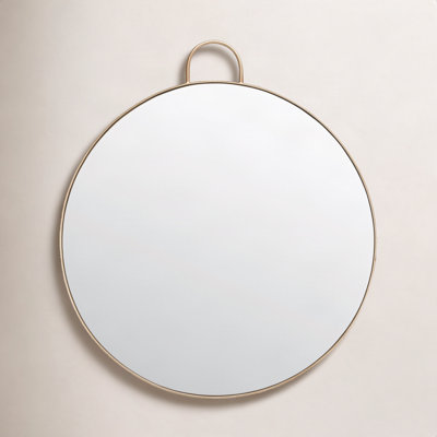 Kathy Metal Round Wall Mirror