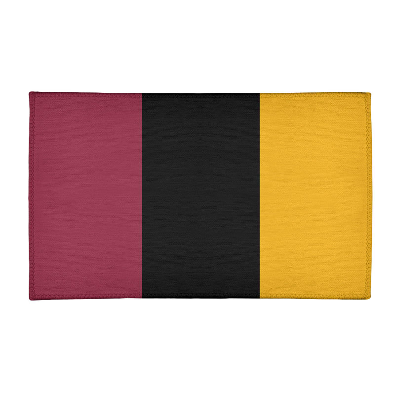 Tapis en poly à rayures de football arizona, Rectangle 2 pi x 3 pi