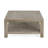 Square Coffee Table With Storage,Light Ash