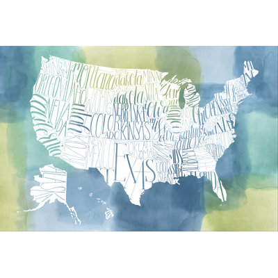 Patchwork USA by Grace Popp -  Graphic Art