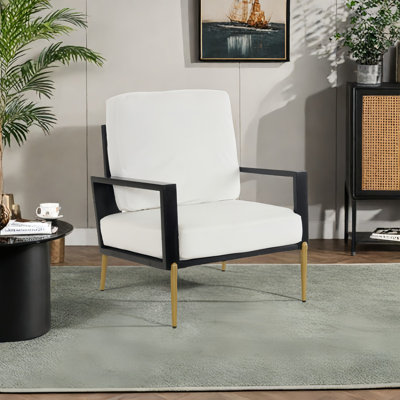 Chaise d'appoint rembourrée