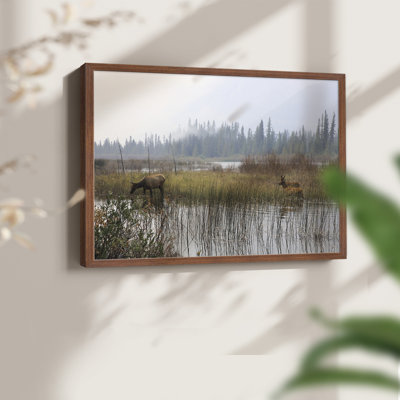 Out With The Twins -Framed Print - Restickable