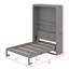 Lit escamotable mural avec tablettes Murphy-1771242330