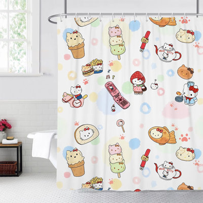 Rideau de douche en polyester