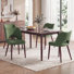 46.5cm H Fabric Upholstered Side Chair in Camel