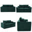Canapé modulaire modulaire à 2 places avec housses de coussin amovibles, canapé en velours côtelé doux sans assemblage, mobilier de salon moderne-1099769607