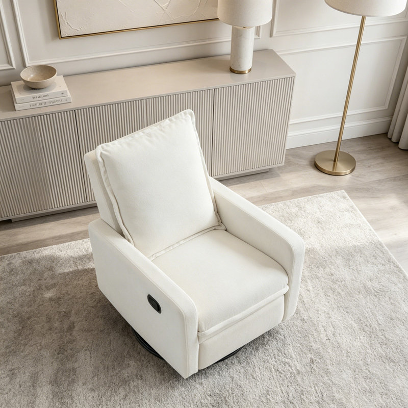 Fauteuils inclinables, White