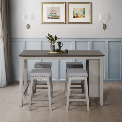 Aridna 4 - Person Four Leg Dining Set