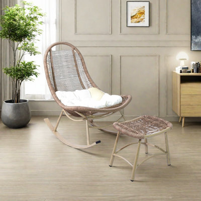 Chaise berçante en aluminium Exquise Leisure