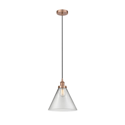 Mini-luminaire suspendu 1 lumière Cone