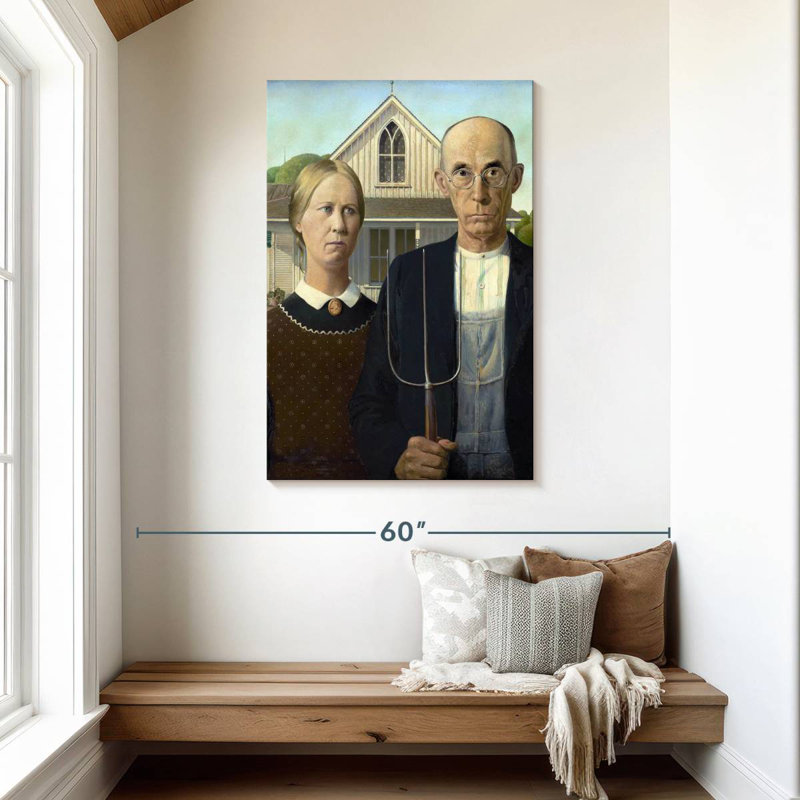 Leisha American Gothic, 45" H x 30" W