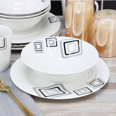 Service de table rond 12 pièces HomeStyle