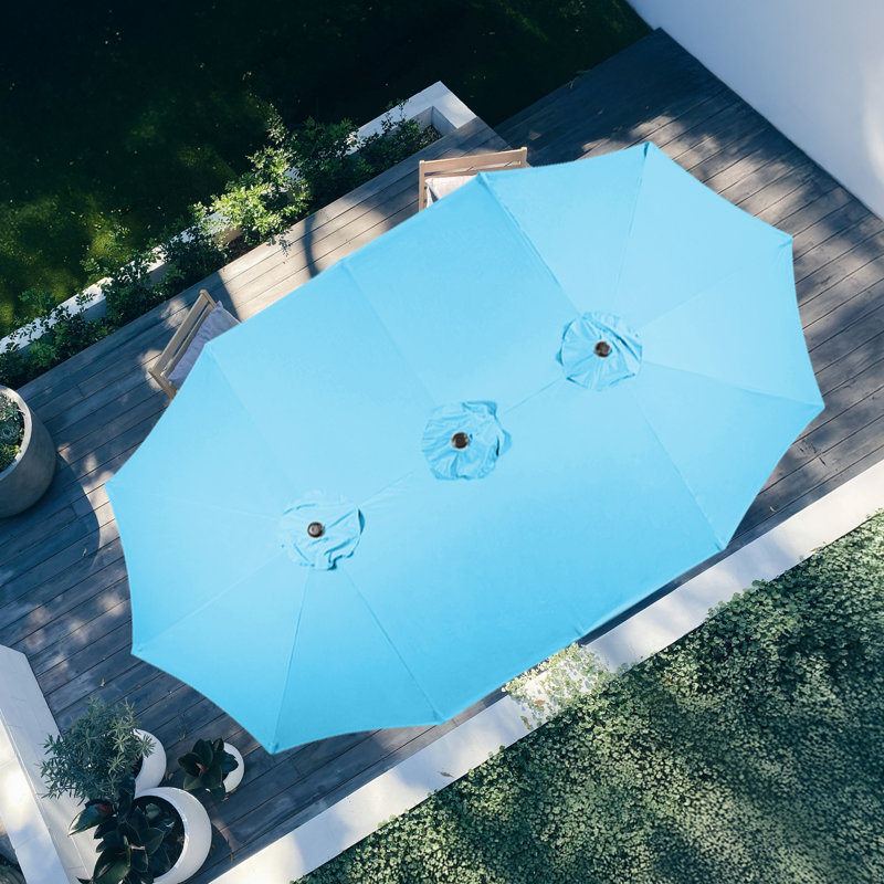 457.2cm Parasol, Light Blue
