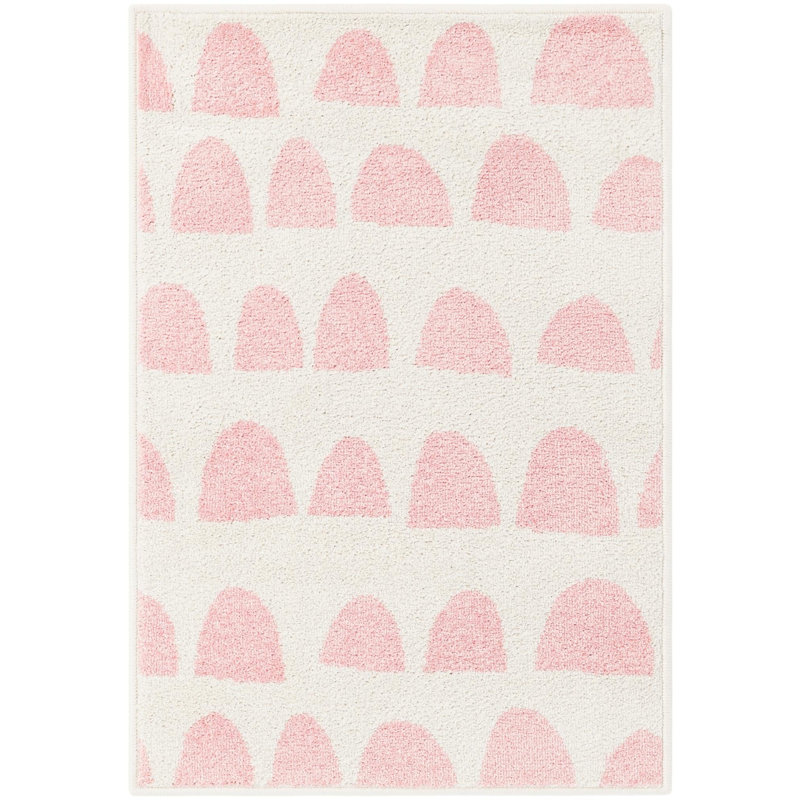  Tapis pour enfant Hillow Whimsy, Rose, Rectangle 2 pi 2 po x 3 pi 1 po