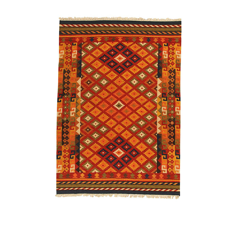 Attenborough Southwestern Flatweave Area Rug, Rectangle 200 x 300cm