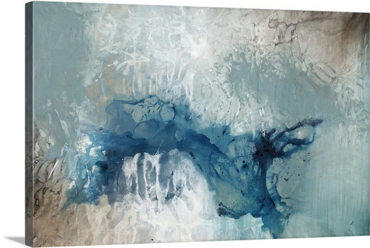 «Seafoam Rising», reproduction d'art Byrum, H 16 po x l 24 po x P 1,5 po, Toile