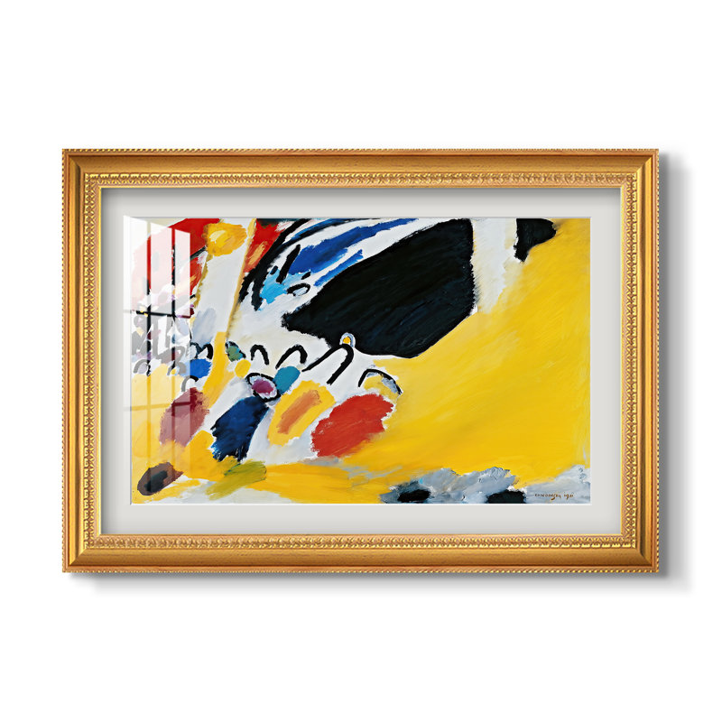 Impression III (Concert), 1911 - Wassily Kandinsky - Estampe encadrée sur mesure, 16x22 INNER SIZE, Framed Print with Mat