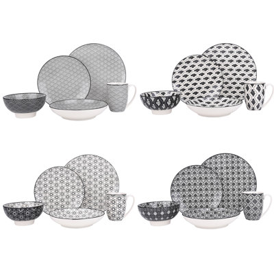 20 Piece Dinnerware Set, Service for 4