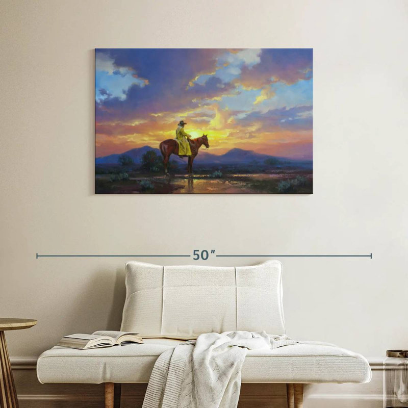 Lelar Sun Burn, 26" H x 39" W