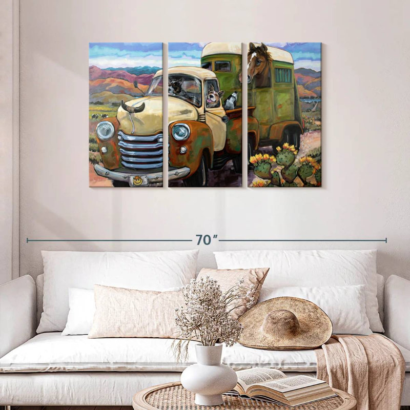 Ketti Git Along Lil Dogies, 28" H x 45" W