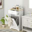 Armoire à poubelle basculante, poubelle de cuisine avec poubelles de 12 gallons, garde-manger recyclable en bois dissimulé pour cuisine et salon-117501630