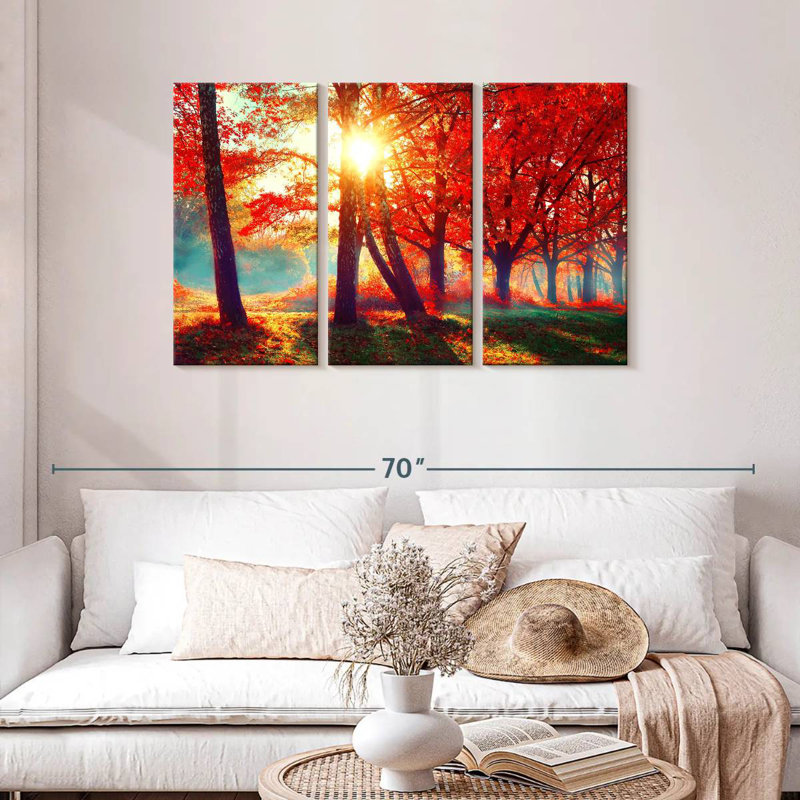 Paysage d'automne éthéré Alvord, H 28 po x l 45 po