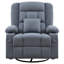 Fauteuil inclinable de 34,6 po x 37,8 po x 40,5 po avec rangement intégré, commande à distance pour le salon, conception réglable