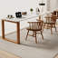Blanc + brun fritté rectangulaire pierre + bureau en bois massif-2079692847-2079692846