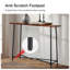 Alyn 100cm Solid Wood Top Console Table