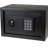 Electronic Steel Safe with Keypad and Manual Override Keys - For Home, Business, Black