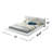 5 Pc Queen Bedroom Set With Chest In White