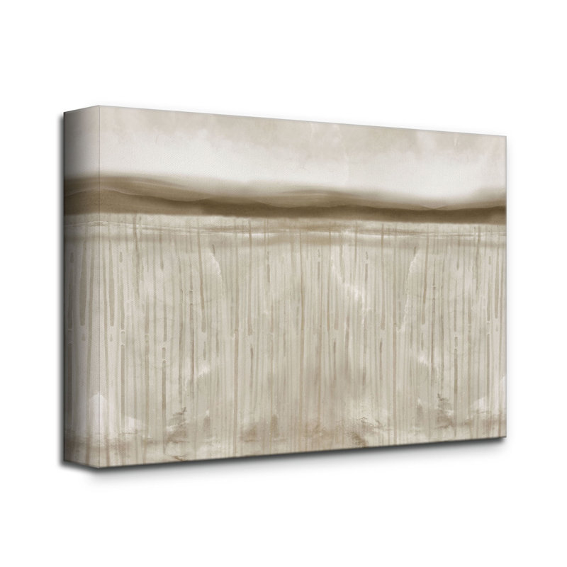 «Wautoma Abstract Neutral CXLVII» par ChiChi Decor, reproduction d'art sur toile, H 16 po x l 20 po x P 1,5 po