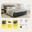 Tavarus Upholstered Ottoman Bed-1412020266-1412020267