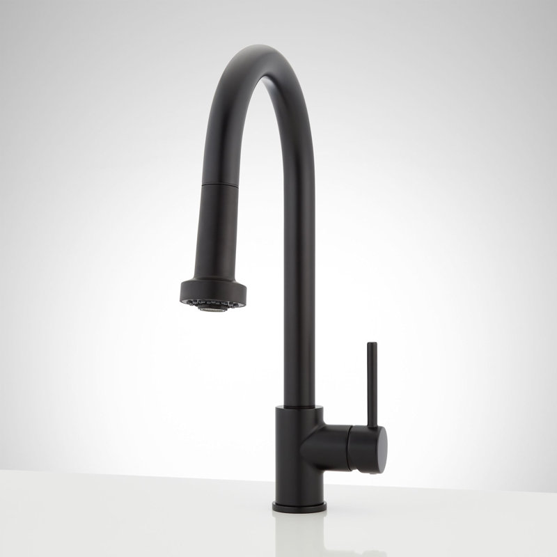 Ridgeway Pull-Down Kitchen Faucet - Matte Black, Matte Black