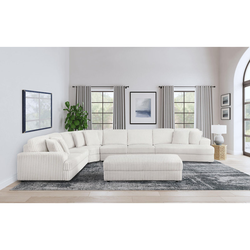 Canapé modulaire rembourré 5 pièces Hollinger