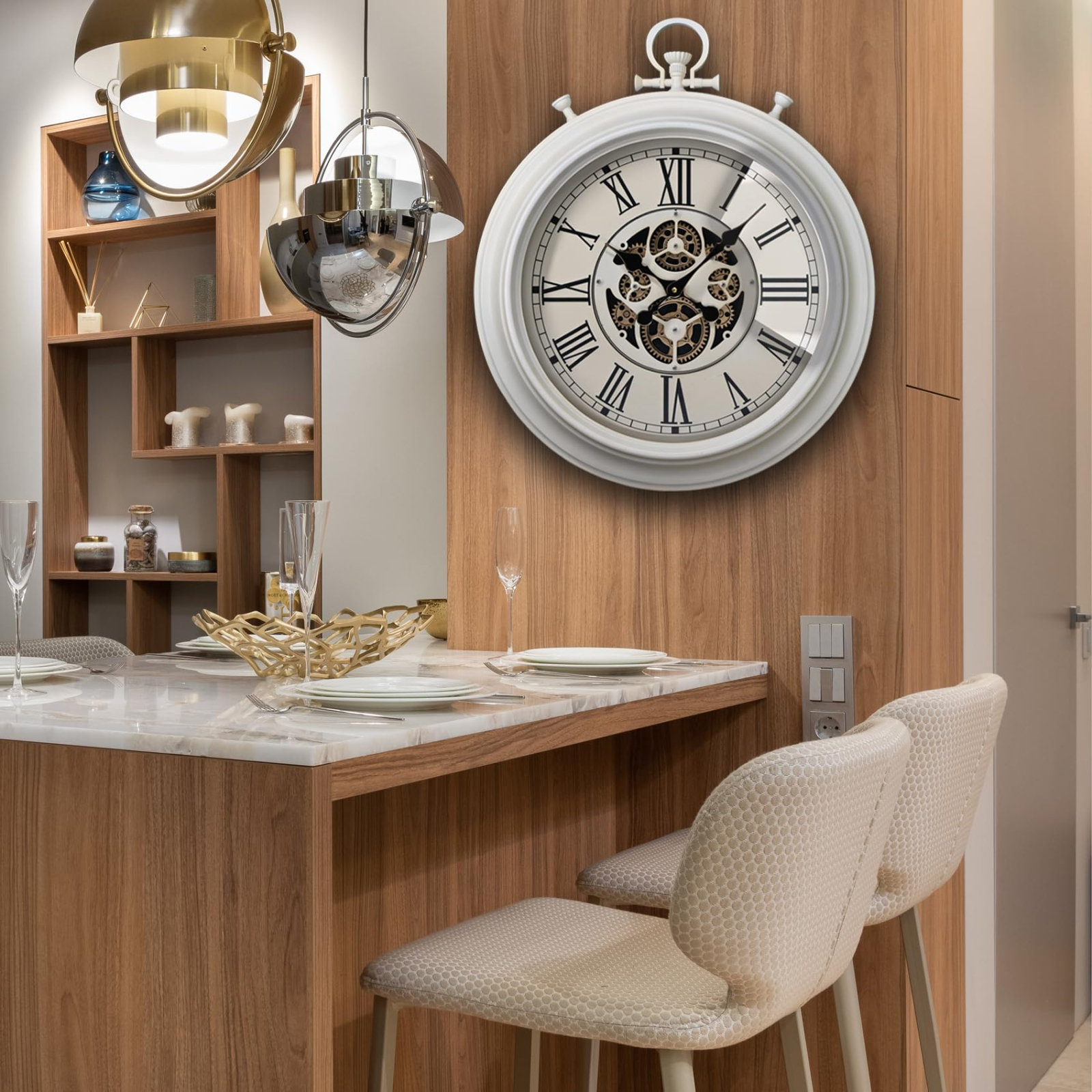 Wildon Home® Metal Wall Clock | Wayfair