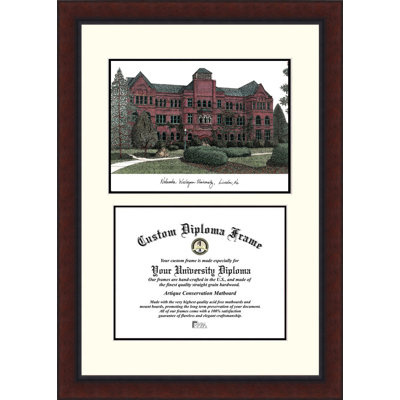 Cadre de diplôme nebraska wesleyan legacy NCAA