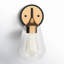 Single Transparent Dimmable Vanity Light