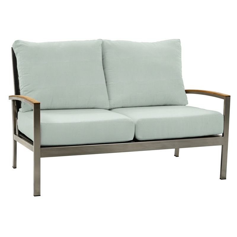 Avanti Stainless Steel Sling Outdoor Deep Seating 2 - Seater, Spa