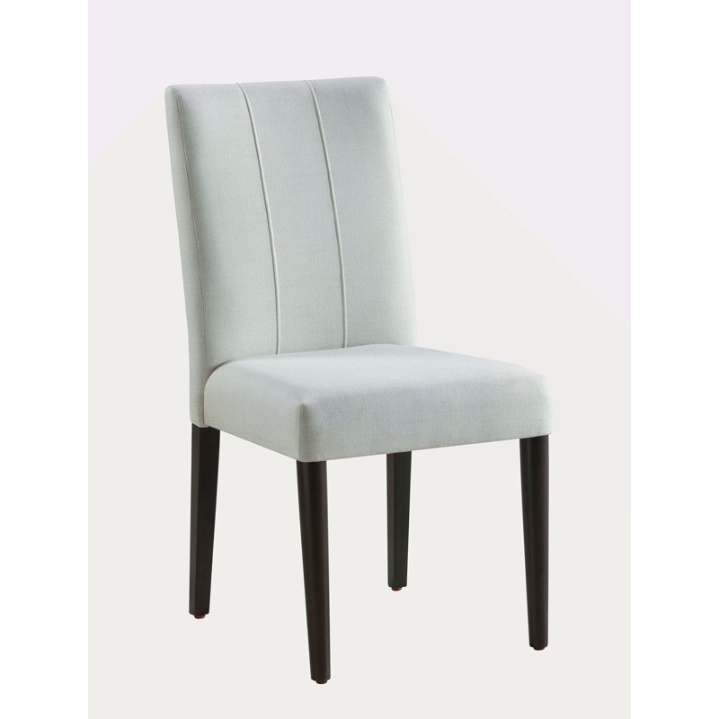 White Finish Side Chair (Set Of 2)