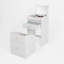 Petit meuble-lavabo avec miroir - Ensemble de coiffeuse blanche avec coiffeuse