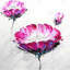 Fleurs sauvages roses - imprimé floral mat pour la décoration intérieure-1332688440-1332688389