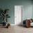 30'' X 80"H 3-Panel White Primed Shaker Standard Door Solid Wood Primed Interior Slab Door-115464502
