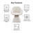 Swivel Dining Accent Chair, Modern Upholstered Barrel Chair With Wood Base