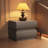 Kelly Nordic Smart Side Table Night Stand with Built-in Power Strip and Drawers