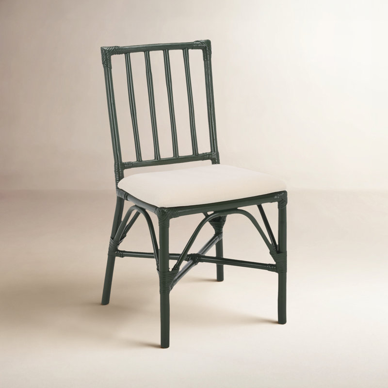 Amal Accent Chair with Cushion, Forest Green