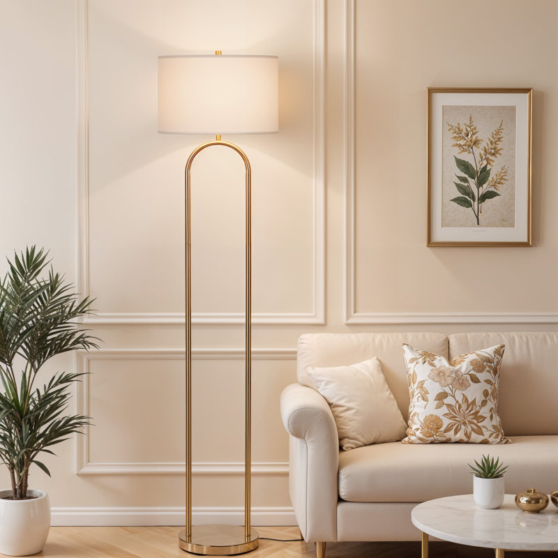 Isla Floor Lamp - Brushed Gold